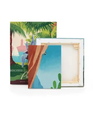 Canyon Climb - obraz na płótnie