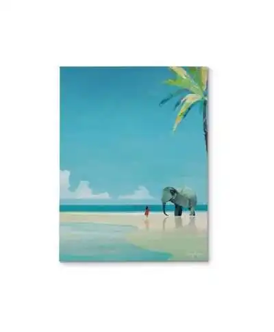 Elephant Beach - obraz na płótnie