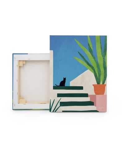 Holiday Cat - obraz na płótnie