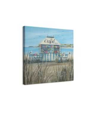 Beach Café - obraz na płótnie