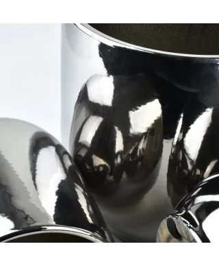 NEVA SILVER KOMPLET 3 DONICZEK28,5xh29cm/23,5xh27cm/19xh24,5cm