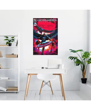 Captain America Brave New World Comic - plakat