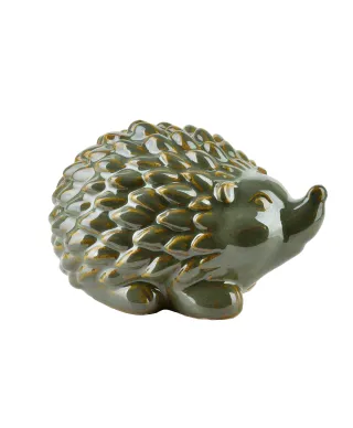 MAVE GREEN Figura jeż ceramiczny 15,5x11x9,5cm