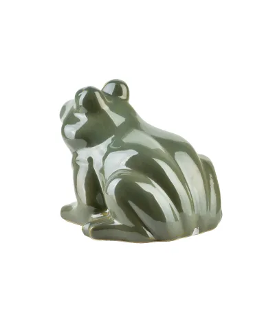 MAVE GREEN Figura żaba ceramiczna 16x15,5x13cm
