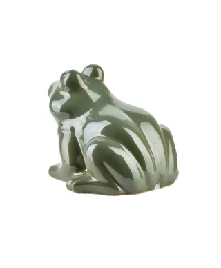 MAVE GREEN Figura żaba ceramiczna 16x15,5x13cm