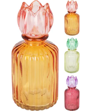 ŚWIECZNIK Z TULIPANEM 3 RODZAJE