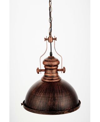 LAMPA WISZĄCA INDUSTRIALNA DUŻA STARY MOSIĄDZ ELIGIO W1