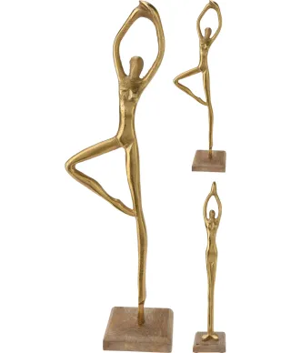 RZEŹBA 35CM ZŁOTA 2 RODZAJE