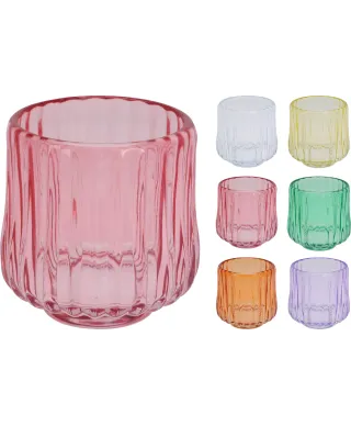 ŚWIECZNIK NA PODGRZEWACZE SZKLANY 6 RODZ