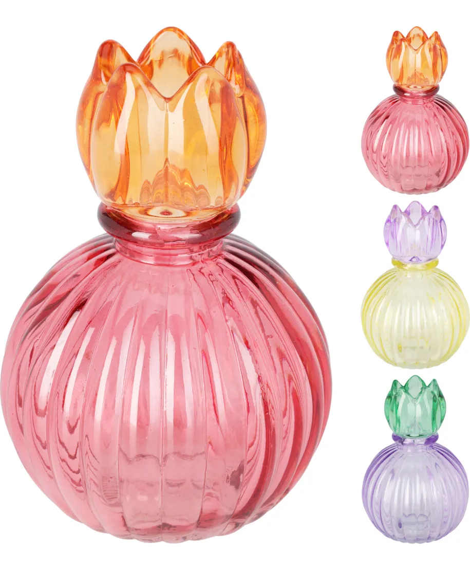 ŚWIECZNIK Z TULIPANAMI 3 RODZAJE