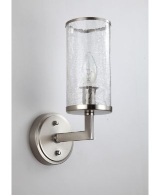 LAMPA ŚCIENNA KINKIET SATYNOWY HOWARD W1