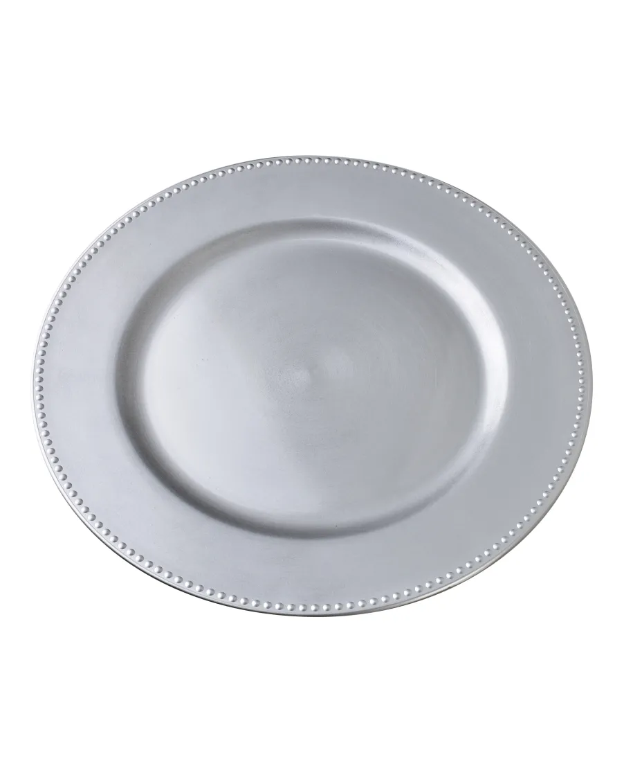 BLANCHE SILVER Podtalerz artykuł dekoracyjny 33x1,5cm