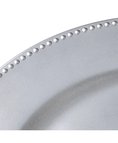 BLANCHE SILVER Podtalerz artykuł dekoracyjny 33x1,5cm