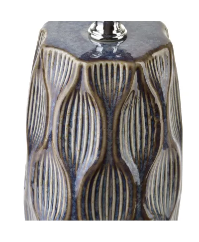 LETI GREY Lampa stołowa 9x9x39cm