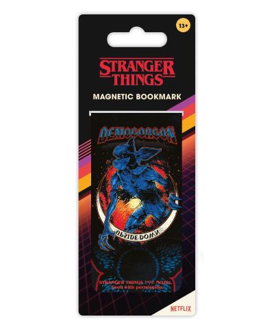 Stranger Things Demogorgon Fanclub - magnetyczna zakładka do książki