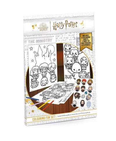 Harry Potter Chibi Characters - zestaw do kolorowania