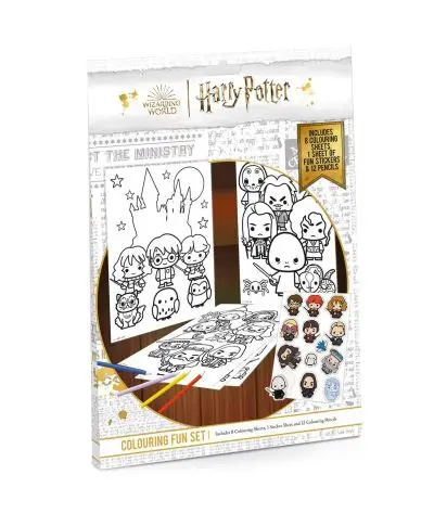Harry Potter Chibi Characters - zestaw do kolorowania