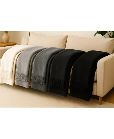 Koc - Kolor czarny - 150x200 cm