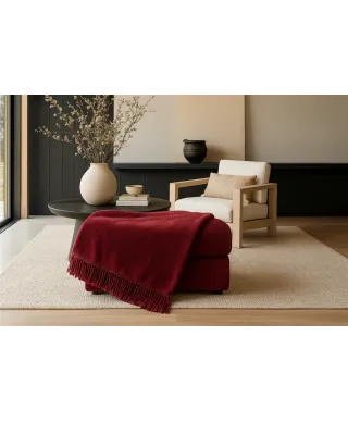 Koc - Bordowy - 150x200 cm