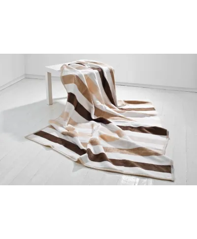 Koc - 150x200cm - Stripes beige