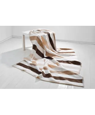 Koc - 150x200cm - Stripes beige