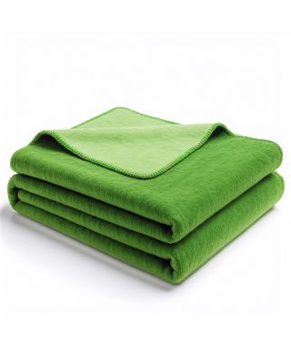 Koc - Limonkow - Zielony - 150x200 cm - Doubleface green