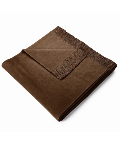 Narzuta na fotel - 50x200 cm - Czekolada