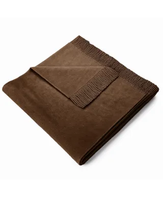 Narzuta na fotel - 50x200 cm - Czekolada