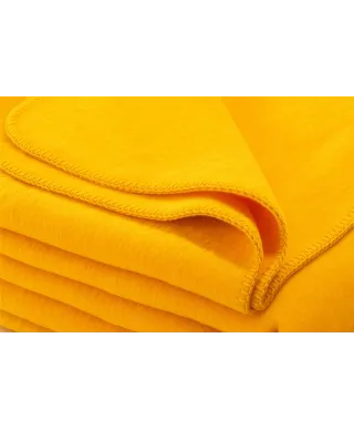 Koc - Żółty - 130x180 cm - SoftLine Yellow