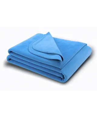 Koc - Niebieski - 130x180 cm - SoftLine Blue