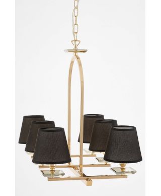 LAMPA WISZĄCA CZARNO-ZŁOTA LIMERA W6