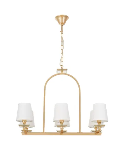 LAMPA WISZĄCA BIAŁO-ZŁOTA LIMERA W6