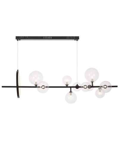 NOWOCZESNA LAMPA WISZĄCA CZARNA MERIDO W9