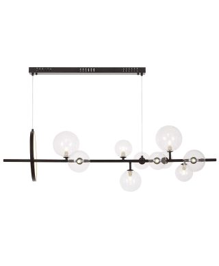 NOWOCZESNA LAMPA WISZĄCA CZARNA MERIDO W9