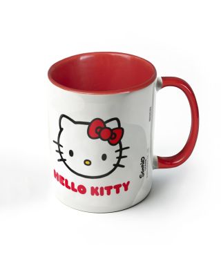 Hello Kitty Face Logo - kubek z wypełnieniem