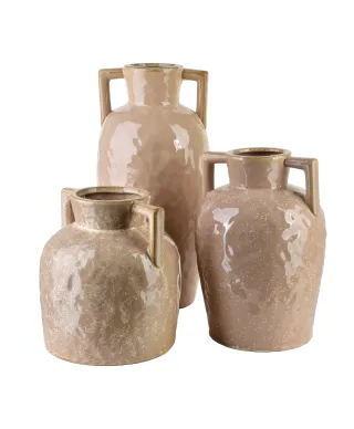 ARINA BEIGE Wazon 6,5x16,5x25cm