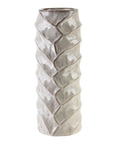TALLIE BEIGE Wazon 13x9x35cm