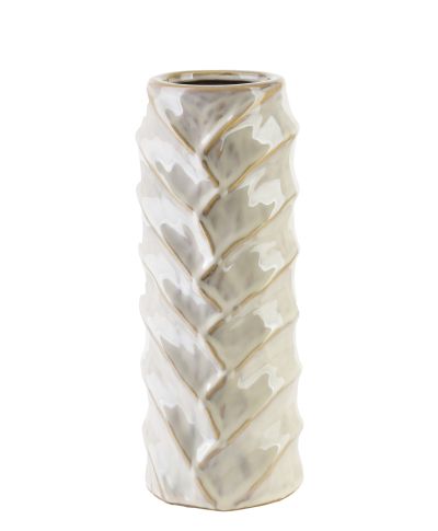 TALLIE BEIGE Wazon 11,5x7,5x28,5cm