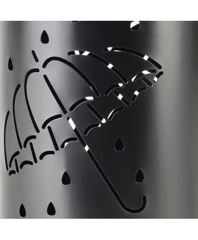 CEDRIC BLACK Parasolnik śr.18xh45,5cm
