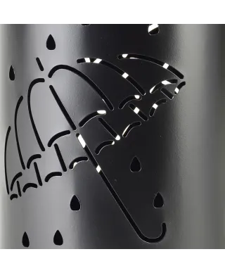 CEDRIC BLACK Parasolnik śr.18xh45,5cm
