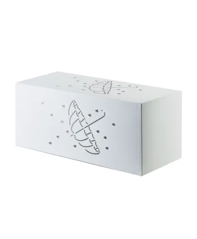 CEDRIC WHITE Parasolnik blokada20x20xh48,5cm