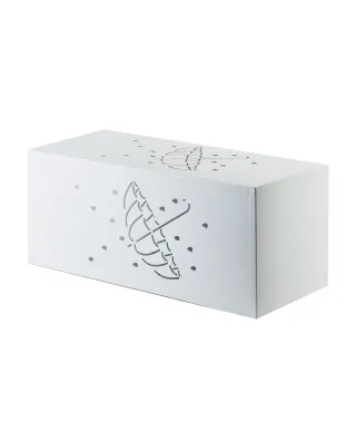 CEDRIC WHITE Parasolnik blokada20x20xh48,5cm