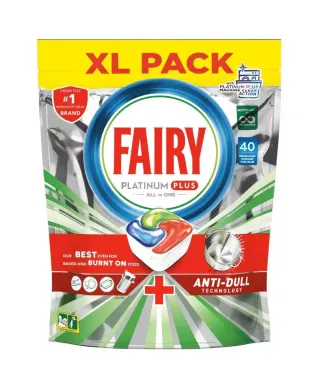 FAIRY Kapsułki PLATINUM PLUS 40szt do zmywarki Original 620g