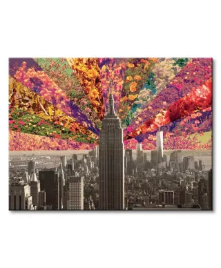 Obraz do salonu - Flowers Of New York