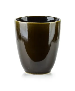 BASIC NATURE Kubek brązowybez ucha 8.5x5x10cm