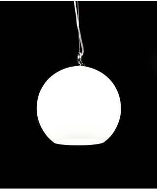 NOWOCZESNA LAMPA WISZĄCA SZKLANA BIAŁA MOLTON