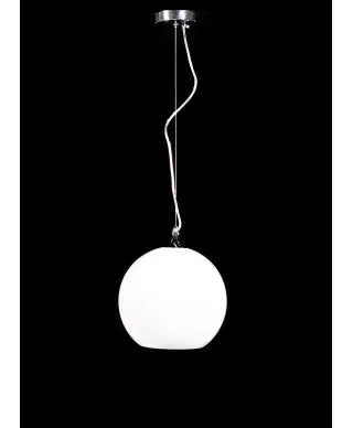 NOWOCZESNA LAMPA WISZĄCA SZKLANA BIAŁA MOLTON