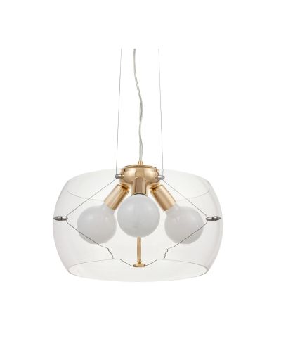 NOWOCZESNA LAMPA WISZĄCA GLOBO GOLD D50