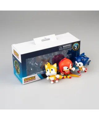 Sonic - zestaw 3 ozdób choinkowych