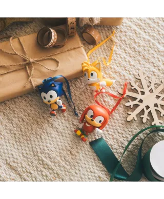 Sonic - zestaw 3 ozdób choinkowych